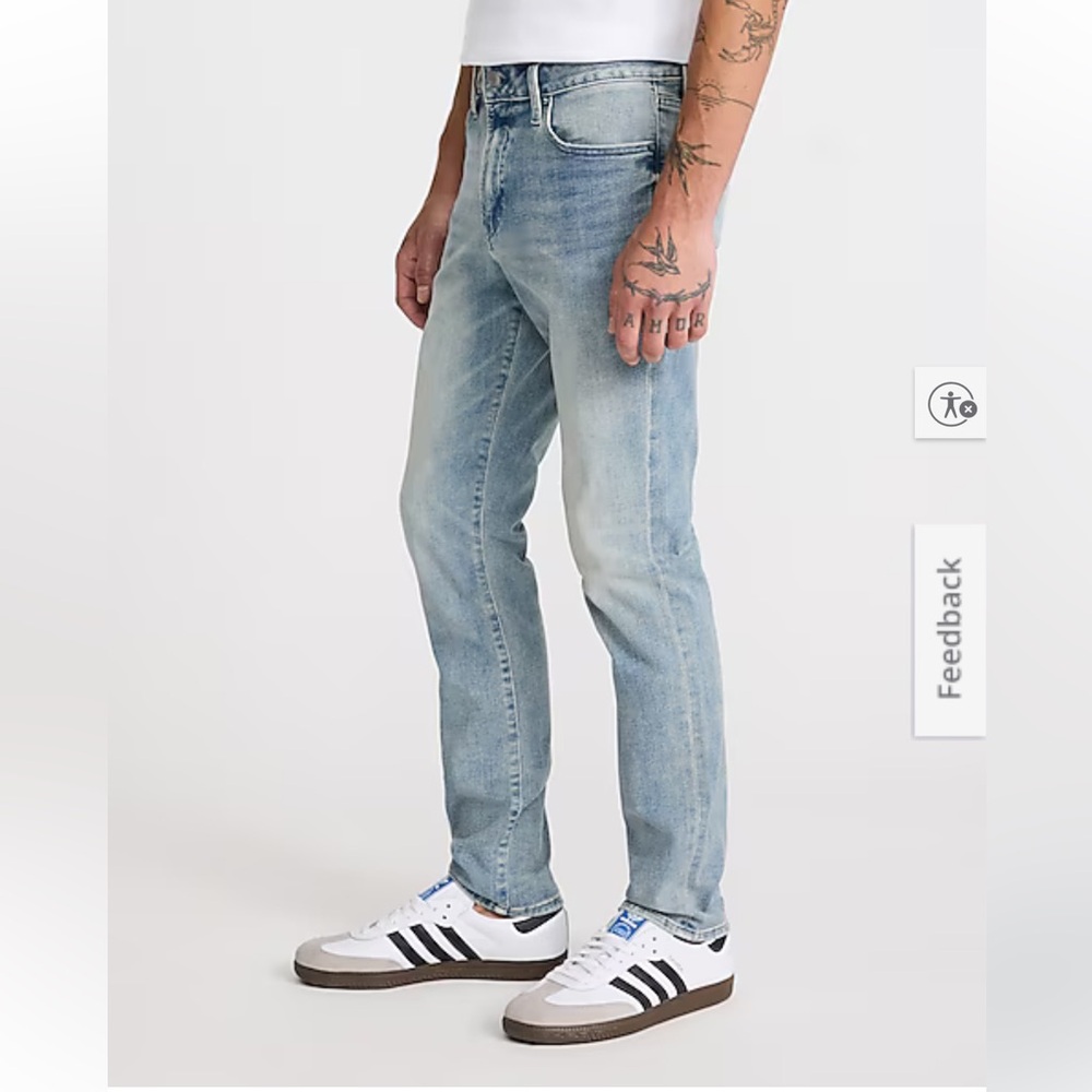 Express Light Blue Skinny Jeans